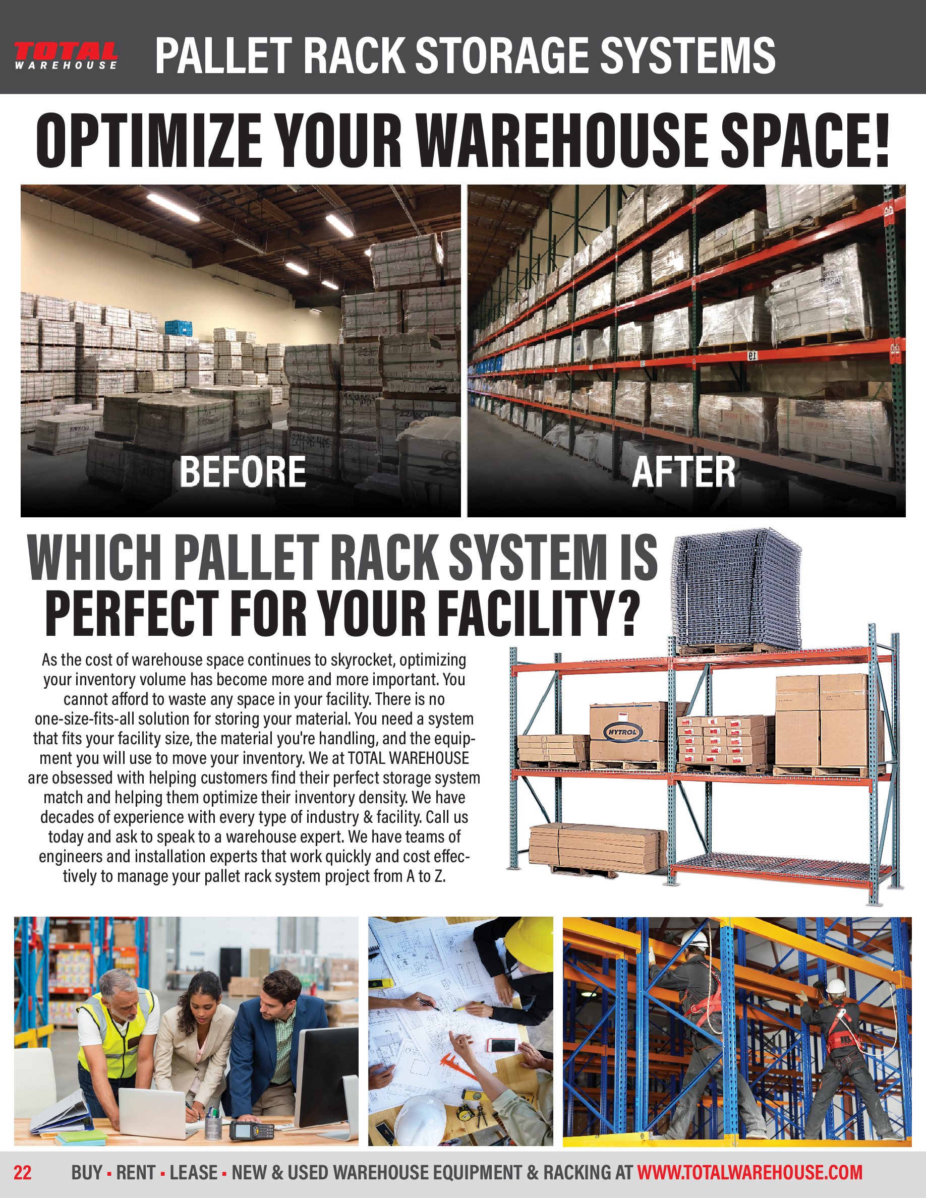 pallet rack dividers on Pallet Racking Storage System Total Warehouse