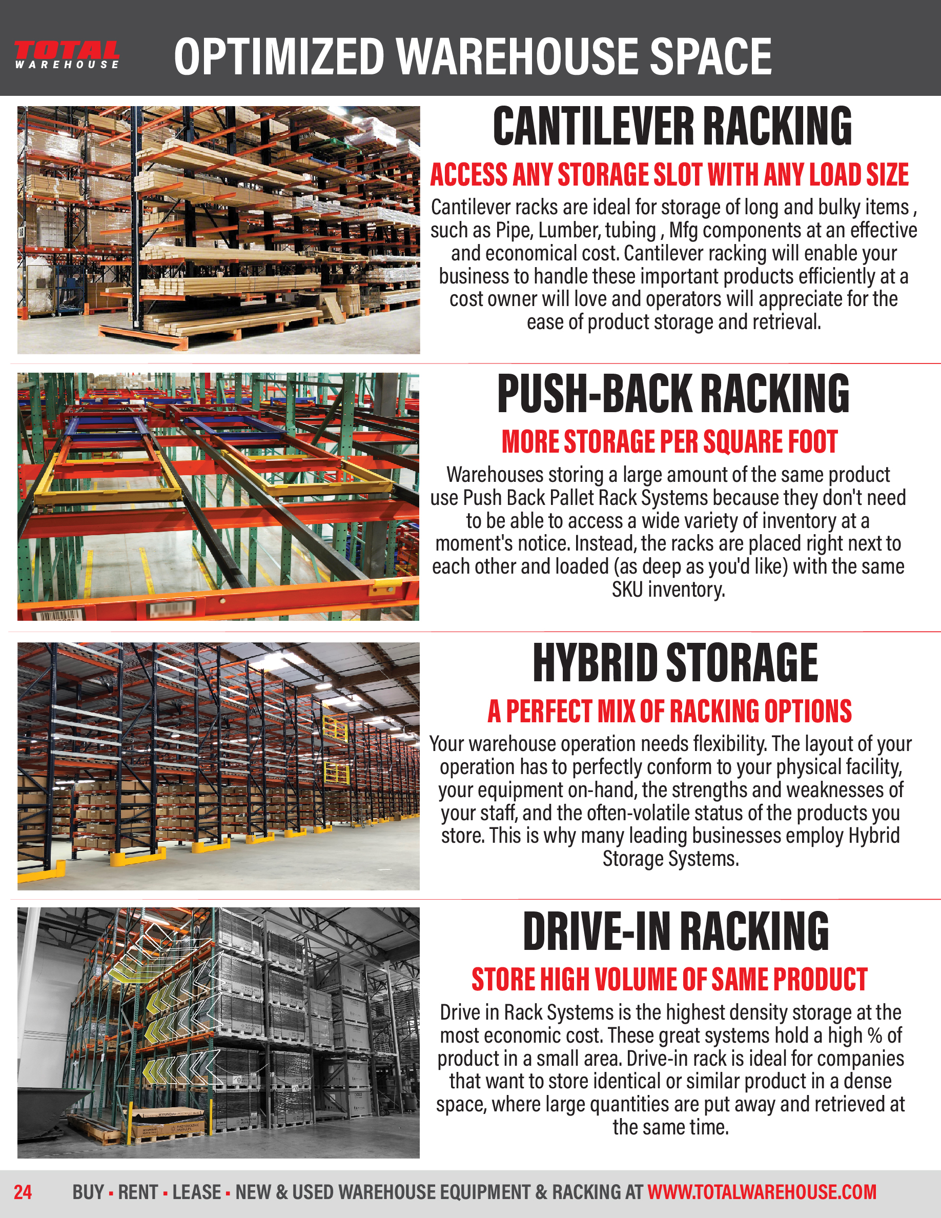 warehouse rack dividers on Pallet Racking Storage System Total Warehouse