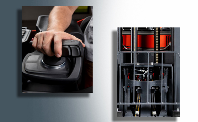 Linde 5195 power lowering cushioned Hydraulics