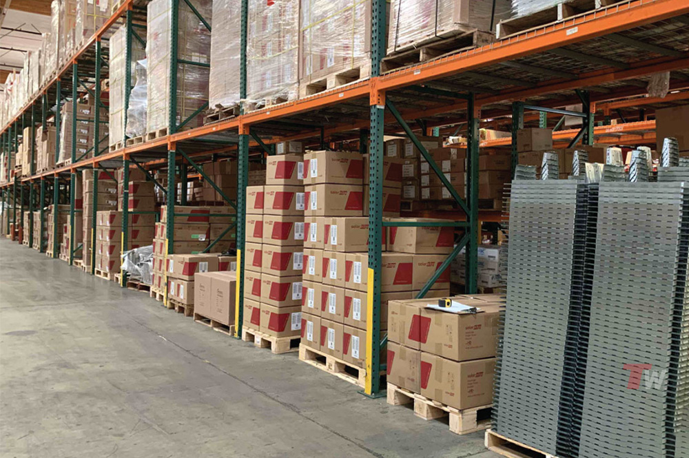 Racking is frequently used to create maximum storage for manufacturing companies, distribution companies, and large retail stores where heavy stock capacity is needed.