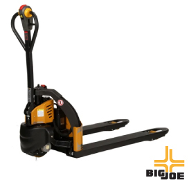 Big Joe LPT-26 - Electric Pallet Jack - With a capacity of 2,600 lb, this fully electric pallet jack weighs in at just 288 lbs, making it an excellent choice for use over retail or commercial floors where a bulkier truck can cause damage.