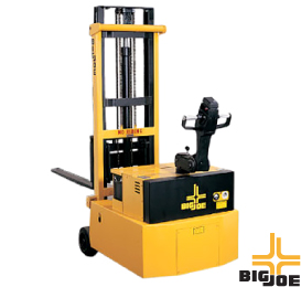 Big Joe PDC - Power Drive Counterbalance Walkie Stacker- The Big joe PDC is the perfect “Walkie” alternative to a sit-down forklift due to its ability to do the job of a rider at a lower cost.