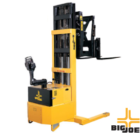 Big Joe PDR - Power Drive Heavy Duty Reach Stacker - This vehicle combines the tight turning advantages of a straddle truck with the versatility of a counterbalanced truck.