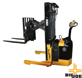 Big Joe PDSR - Power Walkie Reach Stacker - The PDSR30 AC Walkie Reach Stacker has a capacity of 3,000 LBS & lift heights of up to 157".