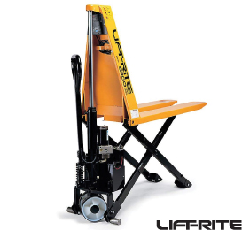 Lift-Rite Ergonomic - Ergo Lift & Skid lifter - The Lift-Rite Ergo-Lift is the Missing Link between a Lift Table, a Pallet Truck and a Forklift. This Electric powered scissor lift table is designed for applications where raising and lowering are more frequent.
