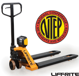 Lift-Rite Scale - Scale Pallet Trucks - For businesses requiring a scale to weigh incoming and outgoing loads, for example to avoid rack or trailer overload, our legal-for-trade NTEP-approved pallet jack with scale provides a convenient, and cost-effective option.