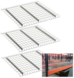 Wire Decking - Stability & Protection - Welded Wire Decking makes inventory easier to see and handle, reduces fire hazard, maximizes, and simplifies product handling. Inventory stays clean, neat and organized.