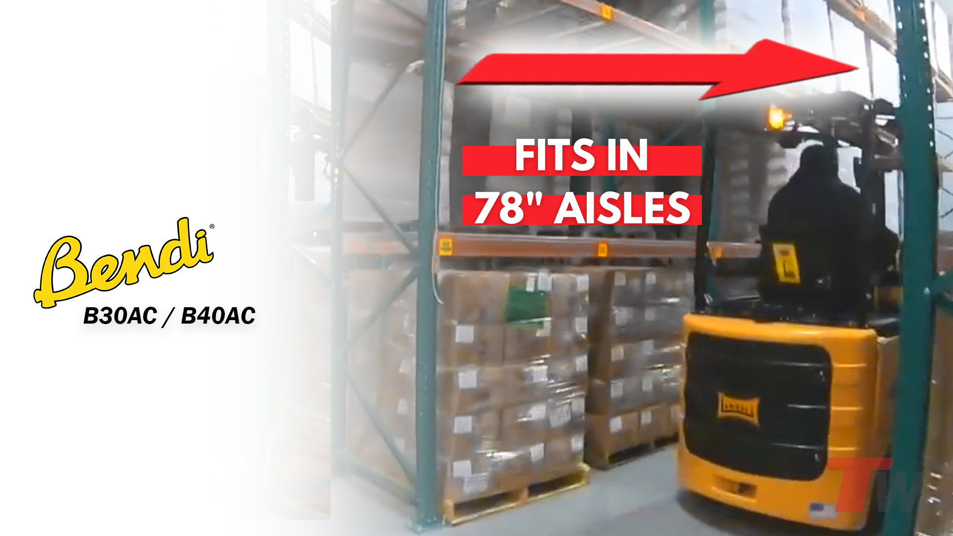 Bendi B30AC / B40AC - In Freezer Warehouse - On Site
