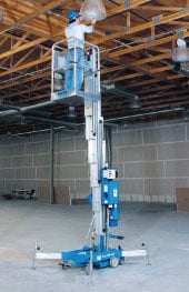 genie aerial platform telehandler material handling lift platforms