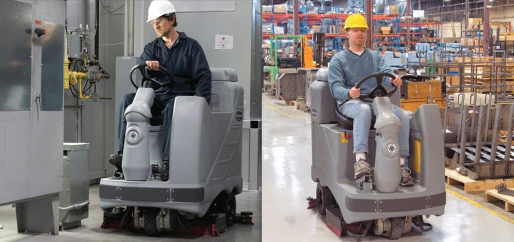 nilfisk advance rider floor sweeper scrubber banner image