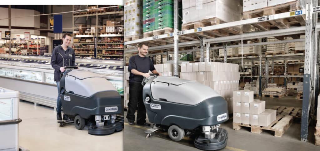nilfisk advance walk-behind sweeper scrubber banner 4 image