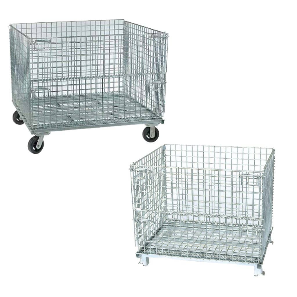 Wire Mesh Storage Containers Industrial & Commercial Total Warehouse