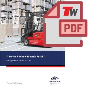 Hangcha TX 3-wheel electric forklifts Specs Brochure Thumbnail