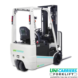 Unicarriers TX - 3-Wheel Electric Forklift - Incorporates a full range of advanced technologies to keep your operation up, running and productive.