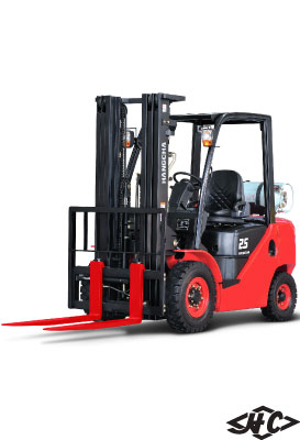 Hangcha Pneumatic Tire Propane Forklift Total Warehouse