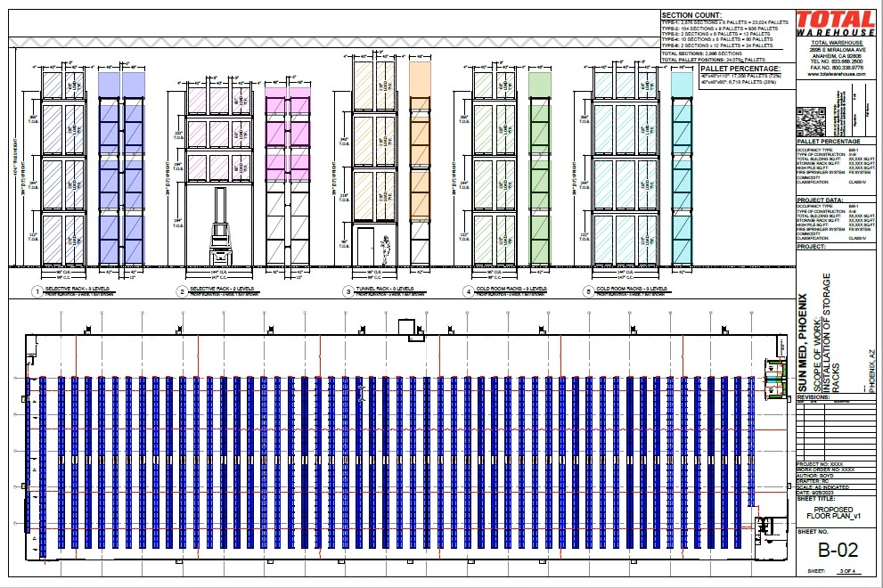 Warehouse CAD Designs & Configuration