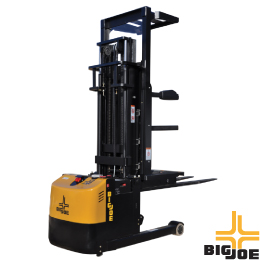 Big Joe J2 Joey - Mid-level Order Picker - The J2 carries over all of the great features you'd get from the standard J1 joey order picker, but also includes 48" forks which allow both the operator & pallet to lift up to all of your elevated pick locations.