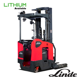 Linde 5195 Stand Up Reach Forklift