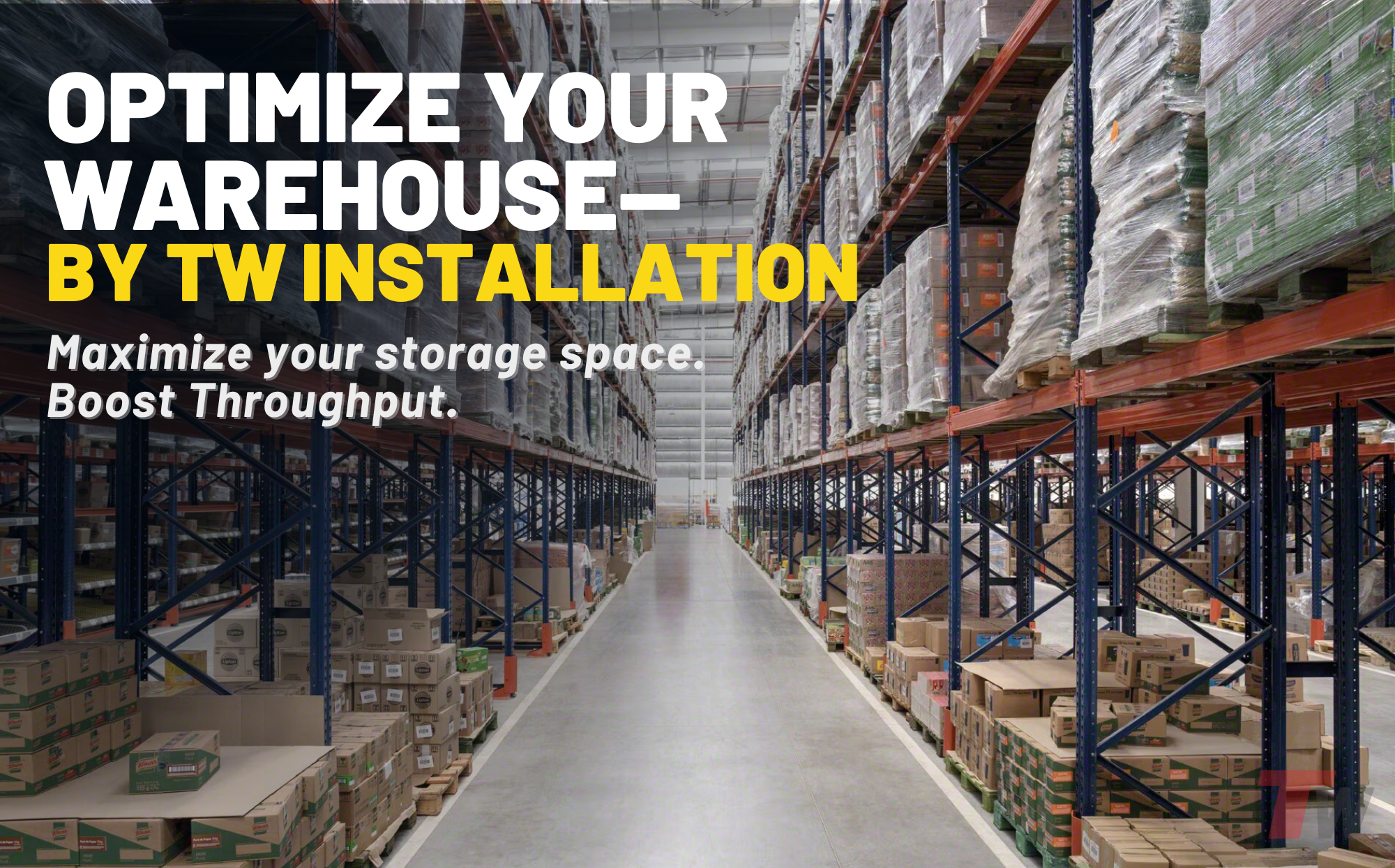 Our engineers and install experts pair the perfect system for your application and maximize your square space with extensive warehouse assessment, design, and development solutions. Receive safe, and efficient installation of racking and material handling systems—managing permits, utility coordination, and minimizing operational disruptions.
