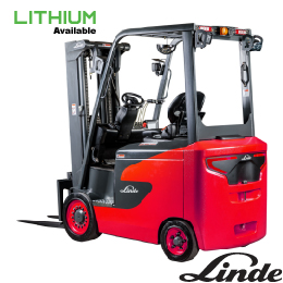 Linde 1347 4-Wheel Electric Forklift