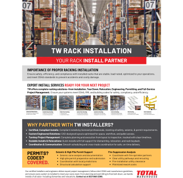 TW Rack Installation