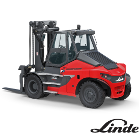 Linde - High Capacity Forklifts - The HT100 – HT180 Ds IC trucks are fast and efficient when handling heavy loads: a fact guaranteed by the well coordinated combination of modern diesel engines, transmission, and hydrodynamic drive.