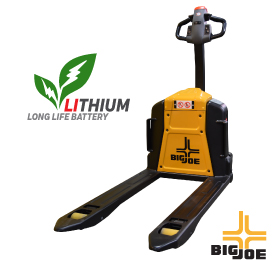 Big Joe LPT-40 - Lithium Electric Pallet Jack - With a swappable lithium battery, 48v power and a compact design the revolutionary LPT40 provides efficiency in any workplace.