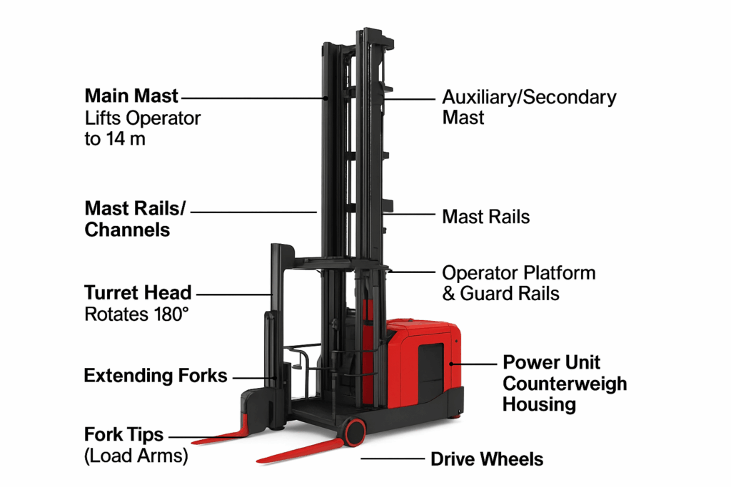 what is a turret truck