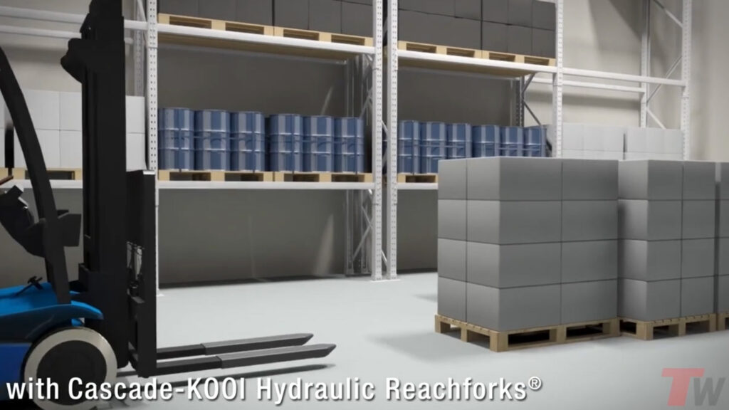 KOOI Hydraulic Reach Forks