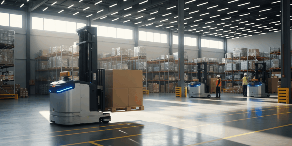 dematic agv forklift