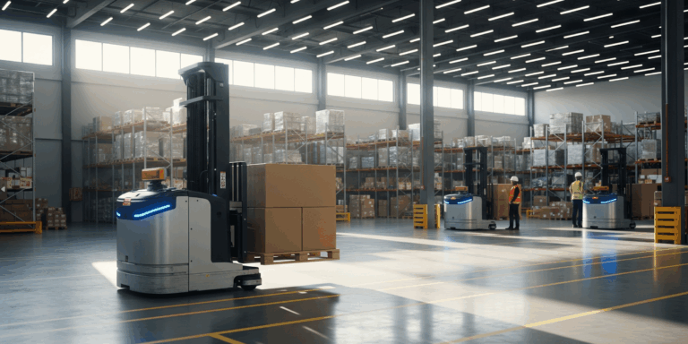 dematic agv forklift